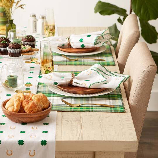 DII® A Wee Bit O Luck Embroidered Placemats, 4ct.